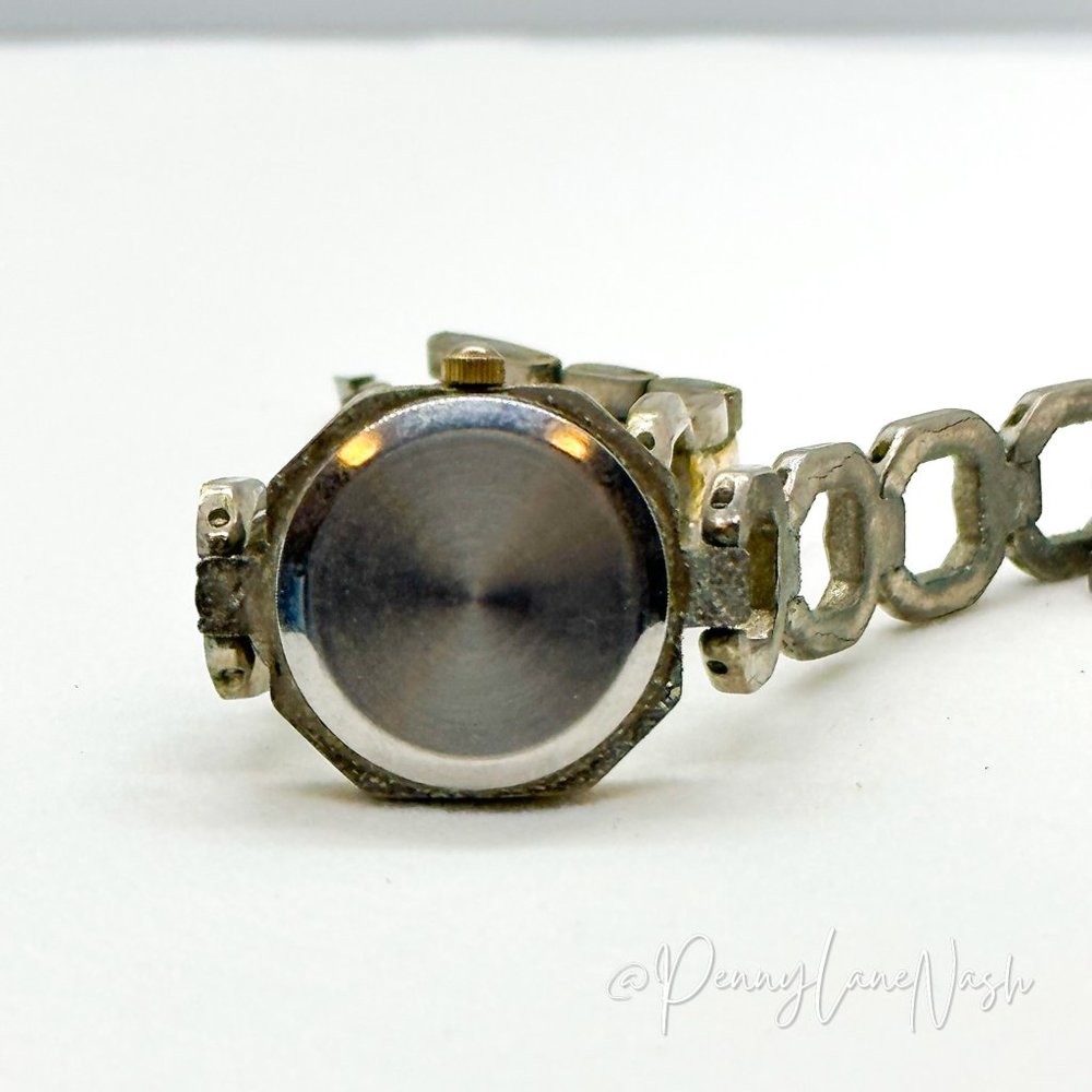 Polini Two Tone Quartz Clip Watch - Picture 5 of 6